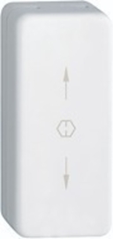 U34SV /F9016 verkehrsweiß/N10, ohne Arrettierung, weiß/HOPPE LOGO + SCHIEBERICHTUNG Produktbild