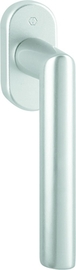 0400/US956 /F1-2-S Alu natur matt - SecuSan  (nur für Innenbereich geeignet)/N10A, mit Arretierung/7mm/32-42mm vorst./HOPPE-Logo/90° /M5x45mm + M5x50m Produktbild