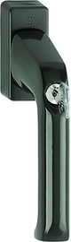 013S/U34 100NM F8019 graubraun/N10A, mit Arretierung, braun/7mm/35mm vorst./Druckzyl. H001/HOPPE-Logo/90°/ohne Schrauben Produktbild