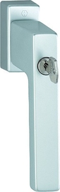 0737S/U947 TBT4 /F1 Alu natur/N10A, mit Arretierung, alusilber/7mm/37mm vorst./Drehzyl. 2W153/HOPPE-Logo/90°/M5x45mm mit kurzem Zapfen Produktbild