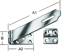 Sicherheitsüberfalle 105x35 mm gvz Produktbild