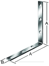 Starkwinkel 160X20 mm gvz Produktbild