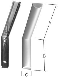 Konsole 135x90 mm weiß Produktbild