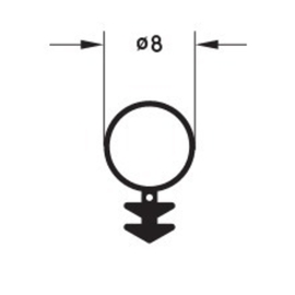 Silikondichtung DS 9609 schwarz VE100 Produktbild
