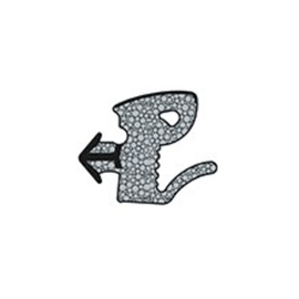 Dichtprofil SP 6942 schwarz VE200 Produktbild