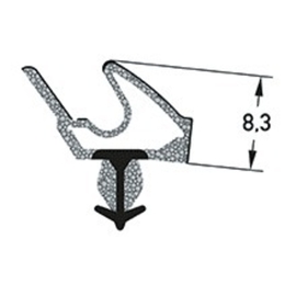 Dichtprofil SP 7677 weiß 1 x 150 m Spule Produktbild