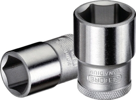 Steckschlüsseleinsatz 1/2 Zoll 6-kant GEDORE 19 Schlüsselweite 13 mm Länge 38 mm Produktbild