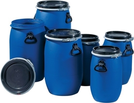 Weithalsfass blau GRAF Produktbild