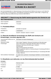 Handreinigungstuch ohne Einsatz von Wasser SCRUBS  72 St. Produktbild