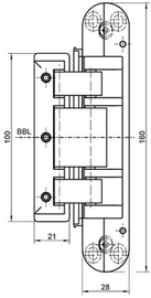 Glastürband TECTUS TEG 310 2D 60 F1 Produktbild