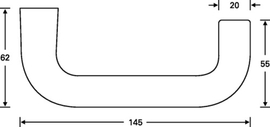 ürdrückerlochteil ASL 1070/8 mm ER Produktbild