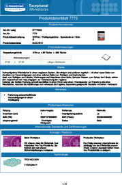 Handreinigungstuch ohne Einsatz von Wasser KIMBERLY-CLARK WYPALL 7772 50 St. Produktbild