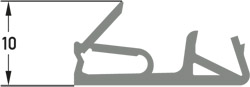 Silikonprofil DS 6955a zinkgrau VE50 Produktbild BIGSKZ L