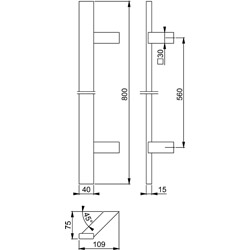 HOPPE Türgriff E5724 Produktbild BIGSKZ L