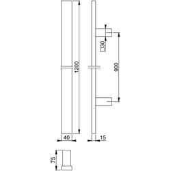 HOPPE Türgriff E5726 Produktbild BIGSKZ L