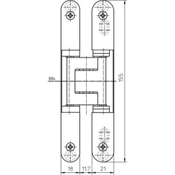 SIMONSWERK Türband TECTUS TE 240 3D Produktbild BIGSKZ L