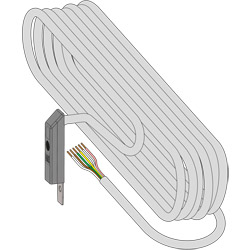 WINKHAUS Kabelübergang Rahmen T-KÜ-T1 RT KABEL 4M Produktbild BIGSKZ L