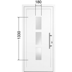 Haustürfüllung PREZO BASIC 03 Produktbild BIGSKZ L