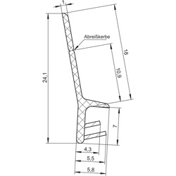 DEVENTER Stulpdichtung S 6600e Produktbild BIGSKZ L