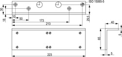 ASSA ABLOY Sturzfutterwinkel A122 Produktbild BIGSKZ L