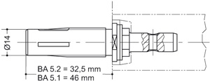HEWI Befestigungssystem BA5.1/2 EU.H/K/A Produktbild BIGSKZ L