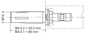 HEWI Befestigungssystem BA5.1/2 EU.H/K/A Produktbild BIGSKZ L