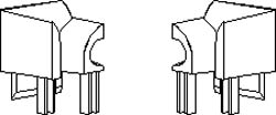 Einlauftrichter für RF920/930/M927 /922/934/934N/948/A-M927 Weiß, VE: 100 Paar mit Ausbuchtung für Abrollprofil Produktbild BIGSKZ L