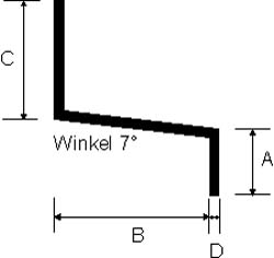 Z-Profil 20x17x25mm Lg. 6,00m Weiß, VE: 60m Produktbild BIGSKZ L