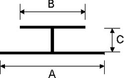 H-Profil 40x10mm Lg. 6,00m Weiß, VE: 60m Produktbild BIGSKZ L