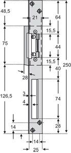 E-Türöffner 3705 für Türcode-Anlage Produktbild BIGSKZ L