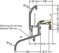 Bodenschwelle Rems 22/30 F-TXL G216 VE36 Produktbild BIGSKZ L