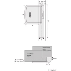 ABUS Scharnierseitensicherung FAS101 Produktbild BIGSKZ L