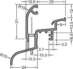 GUTMANN Bodenschwelle Vils 25/24 Produktbild BIGSKZ L