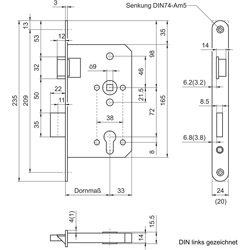 BMH Panikschloss *1013 PZW* mit Wechselfunktion E Produktbild BIGSKZ L