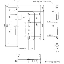 BMH Panikschloss *1028 PZ* mit Umschaltfunktion B Produktbild BIGSKZ L