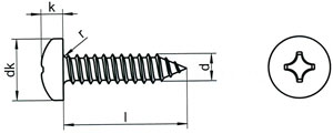 Blechschr.7207 2,9x6,5 mm Liko A2 Produktbild BIGSKZ L