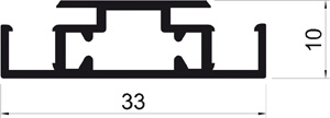 Türsprossenprofil 1228 EV1 Produktbild BIGSKZ L