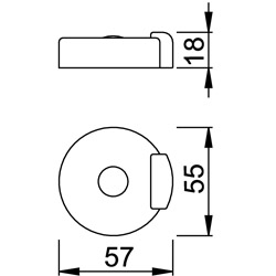 HOPPE Bodentürpuffer *E484* Produktbild BIGSKZ L