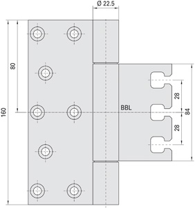 SIMONSWERK Türband VARIANT VX 7729/160-4 HA MSTS Produktbild BIGSKZ L