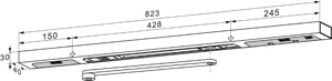 DORMAKABA Türschliesser TS 93 EMR im Contur Design mit Gleitschiene Produktbild BIGSKZ L