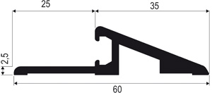 Türschwellenprofil P 60-15 G214 Produktbild BIGSKZ L