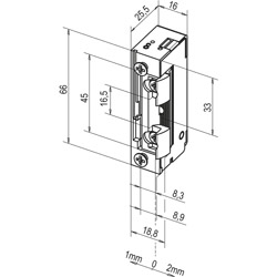 effeff Elektrischer Türöffner Modell *118E130* Produktbild BIGSKZ L