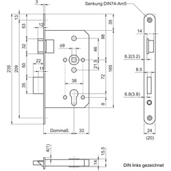BMH Panikschloss *6013 PZW* mit Wechselfunktion E Produktbild BIGSKZ L