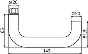 OGRO Drückerlochteil *PR8100FS* Produktbild BIGSKZ L