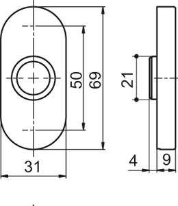OGRO Drückerrosette *6621* ER Kat.4 Produktbild BIGSKZ L