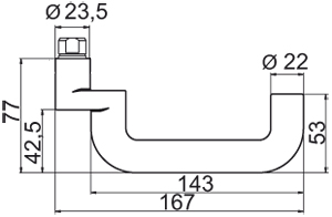 OGRO Feuerschutz-Antipanik-Lochteil *PR8100AFS* AL FS-AP Produktbild BIGSKZ L