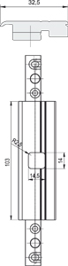 greenteQ Deckelbrücke Ausf. 28 AM=9,3 mm EV1 Produktbild BIGSKZ L