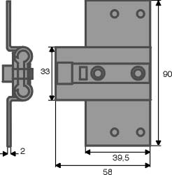 SIMONSWERK Anschraubtasche VARIANT V 3613/8,8 Produktbild BIGSKZ L