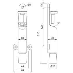 KWS Türfeststeller *1026* Produktbild BIGSKZ L
