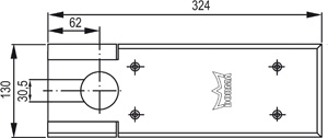 Deckplatte 8410 für BTS 84 niro Produktbild BIGSKZ L